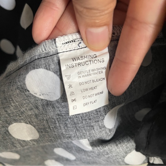 🖤🤍 Grace Karin Retro Boatneck Black/White Polkadot Swing Dress | Size L 🖤🤍 - Picture 10 of 10